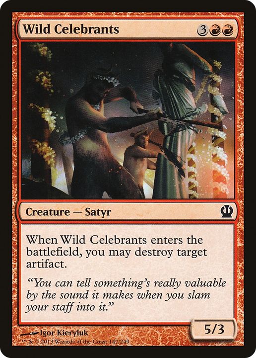 Wild Celebrants in the group Magic the Gathering / Types / Colors / Red at Proxyprinters.com (84759)