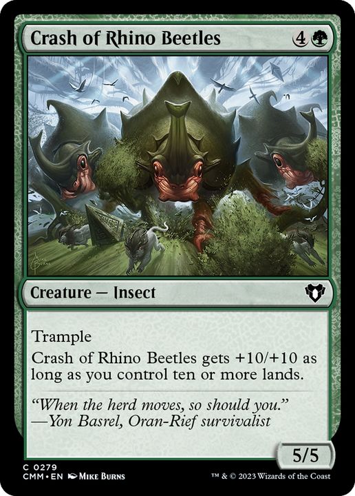 Crash of Rhino Beetles in the group Magic the Gathering / Sets / Commander Masters at Proxyprinters.com (84768)