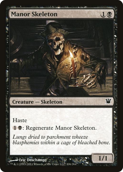 Manor Skeleton in the group Magic the Gathering / Sets / Innistrad at Proxyprinters.com (84775)