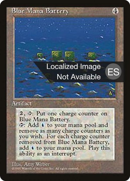 Blue Mana Battery in the group Magic the Gathering / Sets / Fourth Edition Foreign Black Border at Proxyprinters.com (84787)