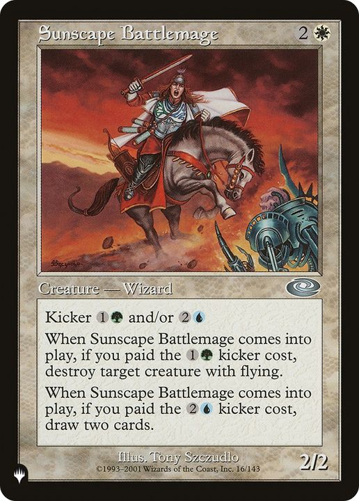 Sunscape Battlemage in the group Magic the Gathering / Types / Creatures / Wizard at Proxyprinters.com (84793)