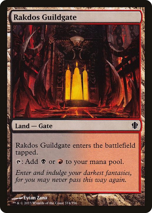 Rakdos Guildgate in the group Magic the Gathering / Types / Colors / Colorless at Proxyprinters.com (84798)