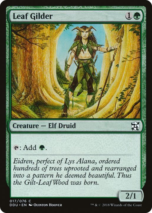 Leaf Gilder in the group Magic the Gathering / Types / Colors / Green at Proxyprinters.com (84805)