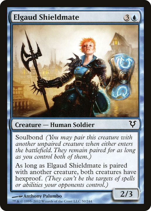 Elgaud Shieldmate in the group Magic the Gathering / Types / Colors / Blue at Proxyprinters.com (84812)