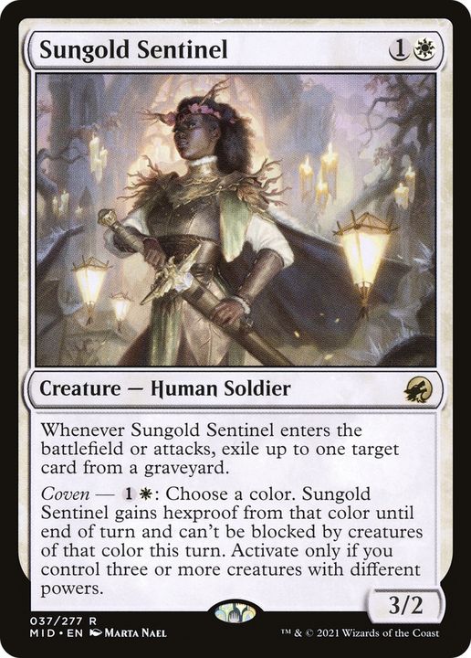 Sungold Sentinel in the group Magic the Gathering / Types / Colors / White at Proxyprinters.com (84827)