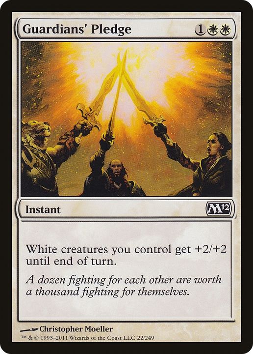 Guardians' Pledge in the group Magic the Gathering / Types / Colors / White at Proxyprinters.com (84836)