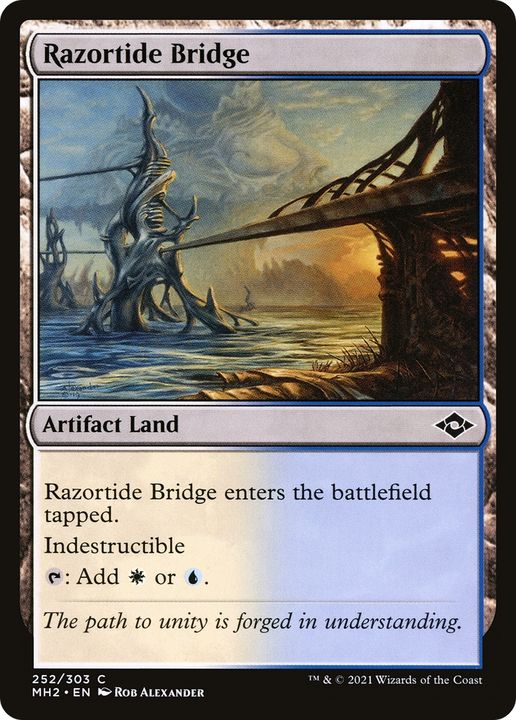 Razortide Bridge in the group Magic the Gathering / Types / Colors / Colorless at Proxyprinters.com (84849)