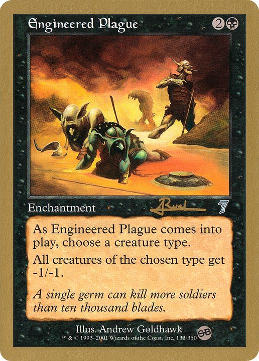 Engineered Plague in the group Magic the Gathering / Types / Enchantment / Enchantment at Proxyprinters.com (84857)