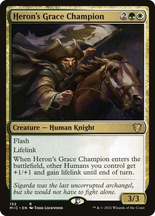 Heron's Grace Champion in the group Magic the Gathering / Sets / Mirrodin at Proxyprinters.com (84865)