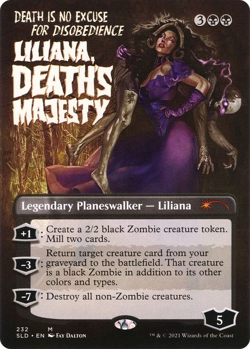 Liliana, Death's Majesty in the group Magic the Gathering / Sets / Secret Lair / Secret Lair Drop at Proxyprinters.com (84867)