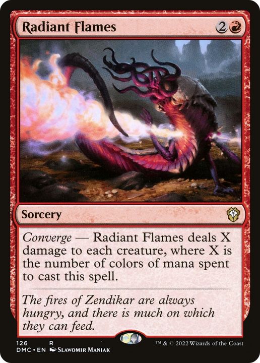 Radiant Flames in the group Magic the Gathering / Types / Colors / Red at Proxyprinters.com (84870)