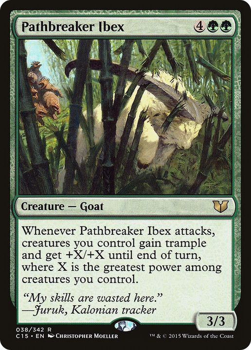 Pathbreaker Ibex in the group Magic the Gathering / Types / Colors / Green at Proxyprinters.com (84872)