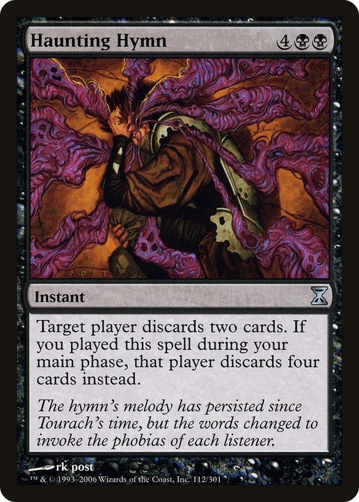 Haunting Hymn in the group Magic the Gathering / Types / Colors / Black at Proxyprinters.com (84887)