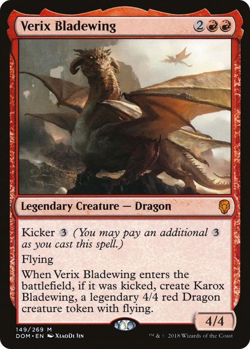 Verix Bladewing in the group Magic the Gathering / Types / Colors / Red at Proxyprinters.com (8489)