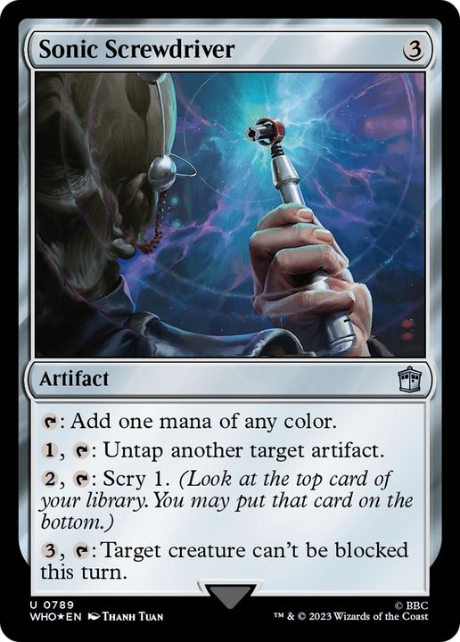 Sonic Screwdriver in the group Magic the Gathering / Types / Artifacts / Artifact at Proxyprinters.com (84898)