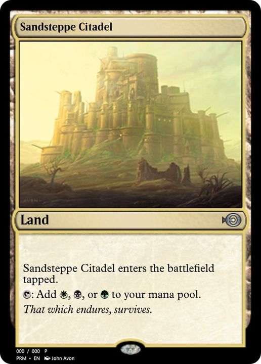 Sandsteppe Citadel in the group Magic the Gathering / Types / Colors / Colorless at Proxyprinters.com (8490)