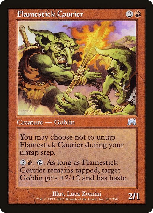 Flamestick Courier in the group Magic the Gathering / Sets / Onslaught at Proxyprinters.com (84903)