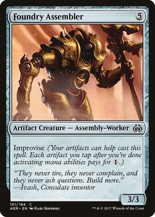 Foundry Assembler in the group Magic the Gathering / Types / Colors / Colorless at Proxyprinters.com (84940)