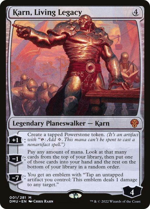 Karn, Living Legacy in the group Magic the Gathering / Sets / Dominaria United at Proxyprinters.com (84946)