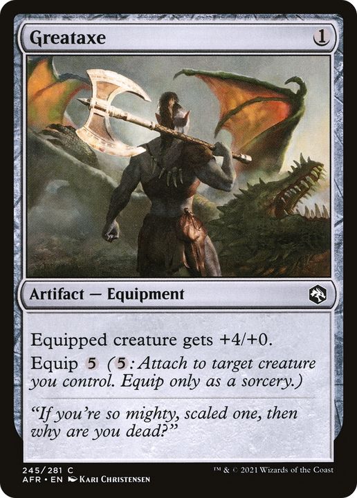 Greataxe in the group Magic the Gathering / Types / Artifacts / Artifact at Proxyprinters.com (84957)