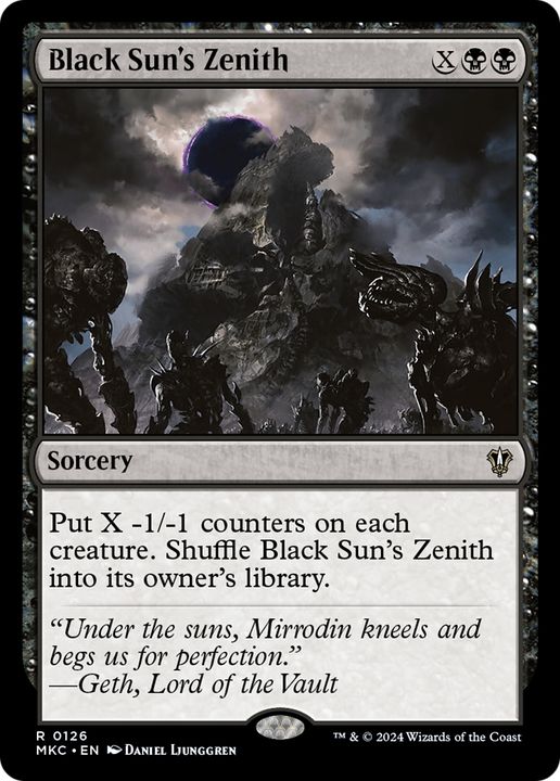 Black Sun's Zenith in the group Advanced search at Proxyprinters.com (84959)