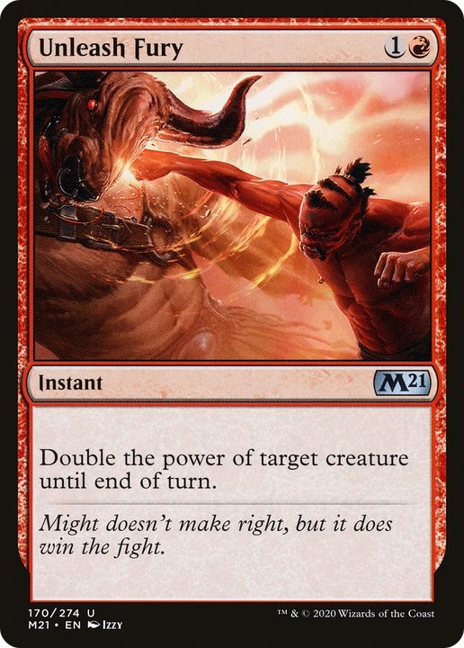 Unleash Fury in the group Magic the Gathering / Types / Colors / Red at Proxyprinters.com (84984)