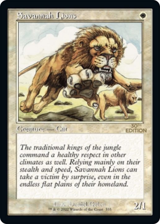 Savannah Lions in the group Magic the Gathering / Sets / 30th Anniversary Edition at Proxyprinters.com (85005)