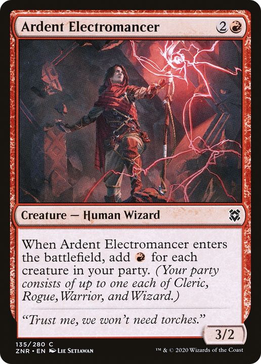 Ardent Electromancer in the group Magic the Gathering / Types / Creatures / Wizard at Proxyprinters.com (85013)