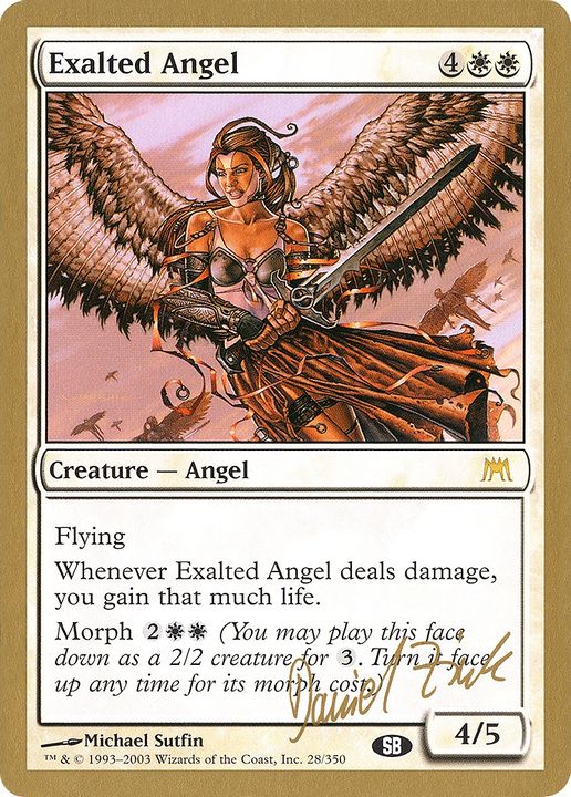 Exalted Angel in the group Magic the Gathering / Types / Colors / White at Proxyprinters.com (85027)