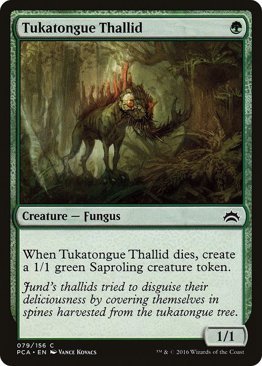 Tukatongue Thallid in the group Magic the Gathering / Types / Colors / Green at Proxyprinters.com (85029)