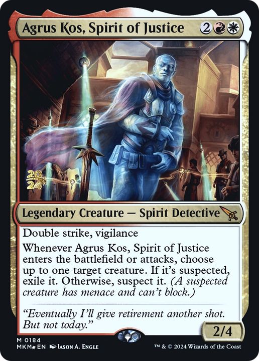 Agrus Kos, Spirit of Justice in the group Singles at Proxyprinters.com (85030)