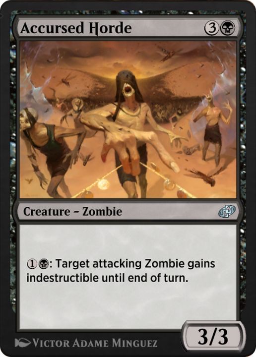 Accursed Horde in the group Magic the Gathering / Types / Colors / Black at Proxyprinters.com (85041)