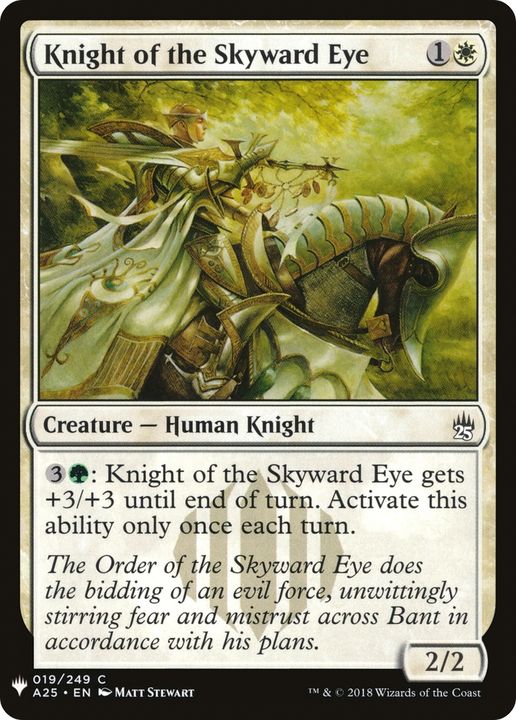 Knight of the Skyward Eye in the group Magic the Gathering / Types / Colors / White at Proxyprinters.com (85057)