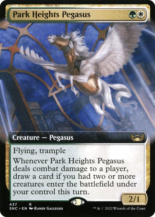 Park Heights Pegasus in the group Magic the Gathering / Sets / Streets of New Capenna at Proxyprinters.com (85068)