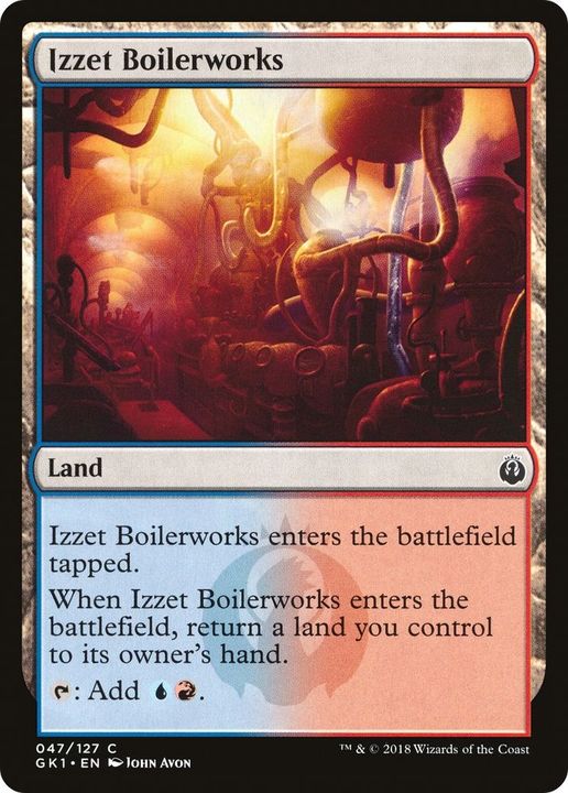 Izzet Boilerworks in the group Magic the Gathering / Types / Colors / Colorless at Proxyprinters.com (8507)