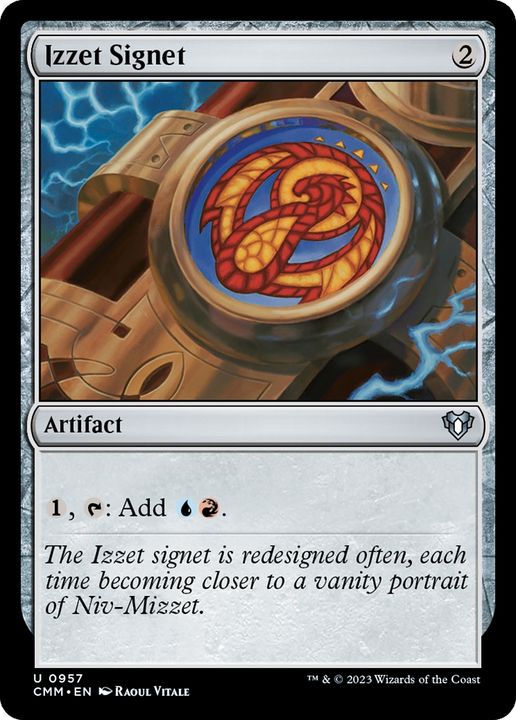 Izzet Signet in the group Magic the Gathering / Types / Artifacts / Artifact at Proxyprinters.com (85075)