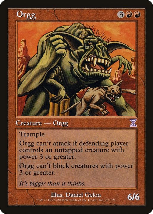 Orgg in the group Magic the Gathering / Sets / Time Spiral Timeshifted at Proxyprinters.com (85077)