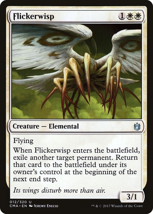 Flickerwisp in the group Magic the Gathering / Types / Colors / White at Proxyprinters.com (85085)