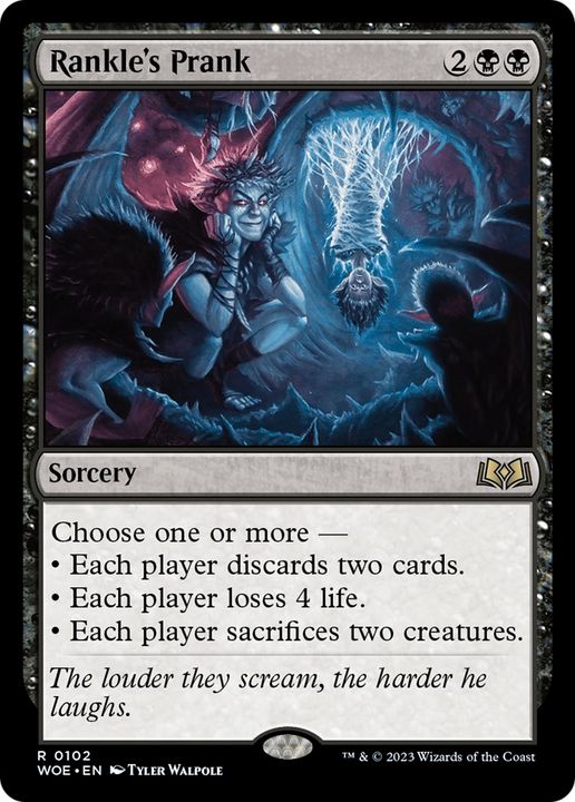 Rankle's Prank in the group Magic the Gathering / Types / Colors / Black at Proxyprinters.com (85099)