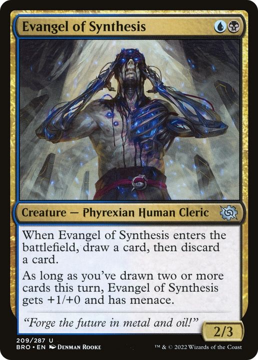 Evangel of Synthesis in the group Magic the Gathering / Sets / The Brothers' War at Proxyprinters.com (85116)