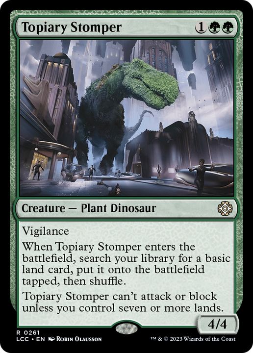 Topiary Stomper in the group Magic the Gathering / Types / Colors / Green at Proxyprinters.com (85121)