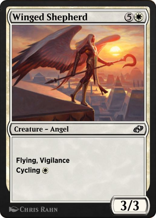 Winged Shepherd in the group Magic the Gathering / Types / Colors / White at Proxyprinters.com (85135)