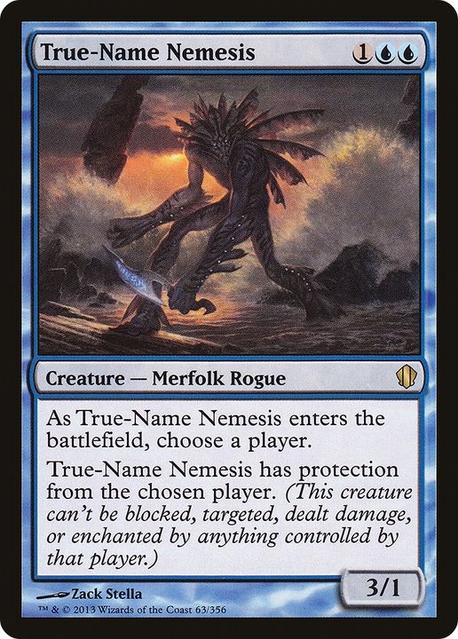 True-Name Nemesis in the group Magic the Gathering / Types / Colors / Blue at Proxyprinters.com (85147)