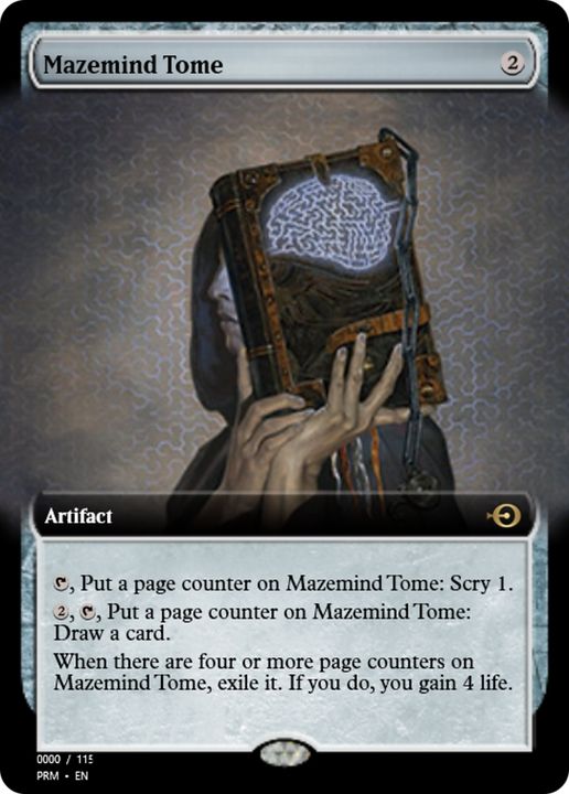 Mazemind Tome in the group Magic the Gathering / Types / Artifacts / Artifact at Proxyprinters.com (85160)