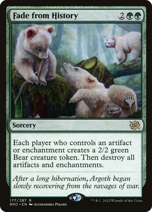 Fade from History in the group Magic the Gathering / Types / Colors / Green at Proxyprinters.com (85205)