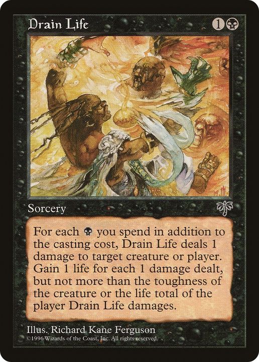 Drain Life in the group Magic the Gathering / Types / Colors / Black at Proxyprinters.com (85209)