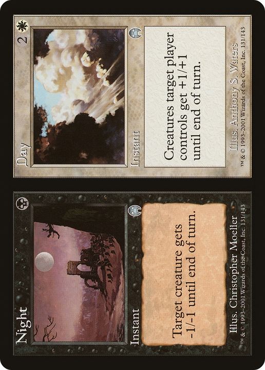 Night // Day in the group Magic the Gathering / Types / Colors / Multicolors / B, W at Proxyprinters.com (85211)