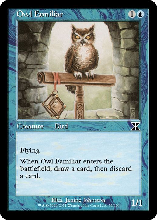 Owl Familiar in the group Magic the Gathering / Types / Colors / Blue at Proxyprinters.com (85229)