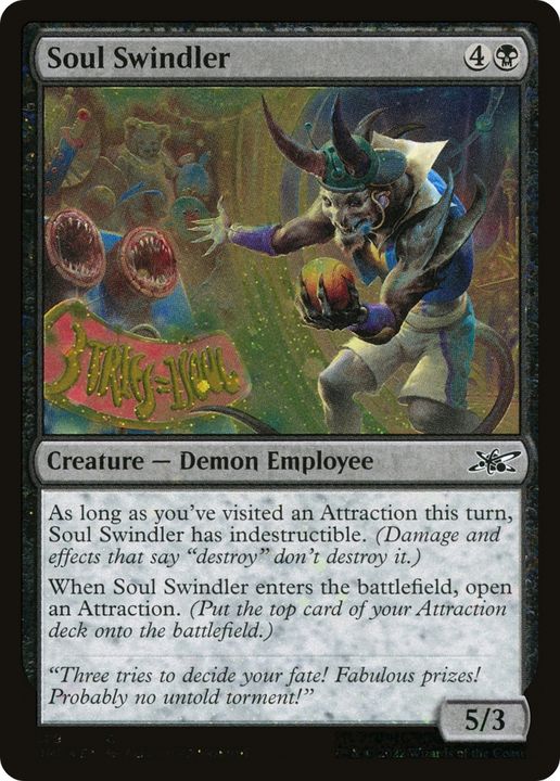 Soul Swindler in the group Magic the Gathering / Sets / Unfinity Sticker Sheets at Proxyprinters.com (85232)