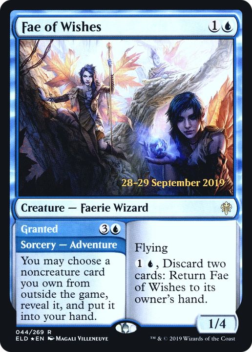 Fae of Wishes // Granted in the group Magic the Gathering / Sets / Throne of Eldraine Promos at Proxyprinters.com (85233)